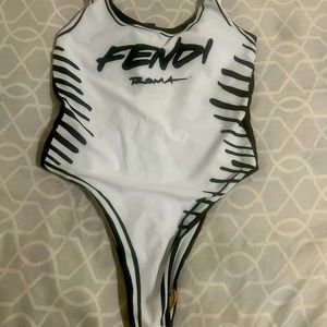 Fendi one piece bathing suit
